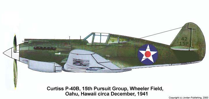 A P-40B of the 15th Fighter Group