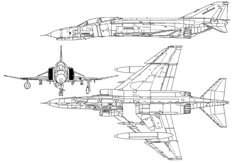 F-4E Phantom II.