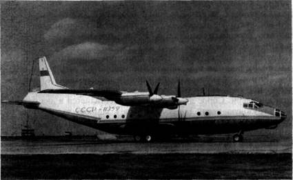 Схема самолета Ан-12