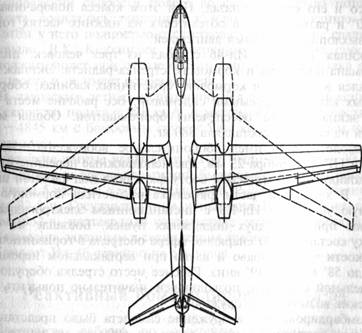 Схемы опытных самолетов Ил-46