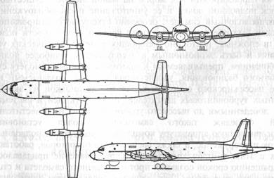 Схема самолета Ил-38