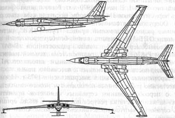 Схема дальнего бомбардировщика ЗМД