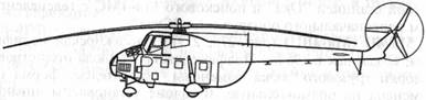 Схема пассажирского вертолета Ми-4П