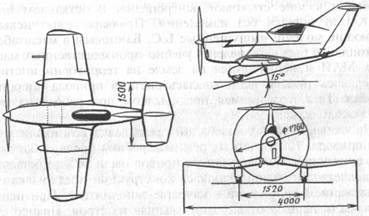 Схема самолета МАИ-58