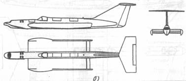 Схема экраноплана СМ-3