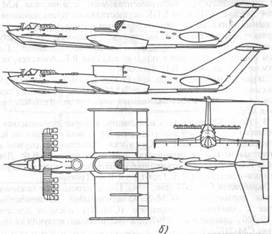Схема экраноплана СМ-5